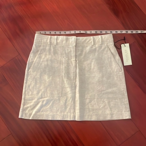 New Rachel Zoe Linen Blend  Pocket Mini Skirt - Picture 5 of 12